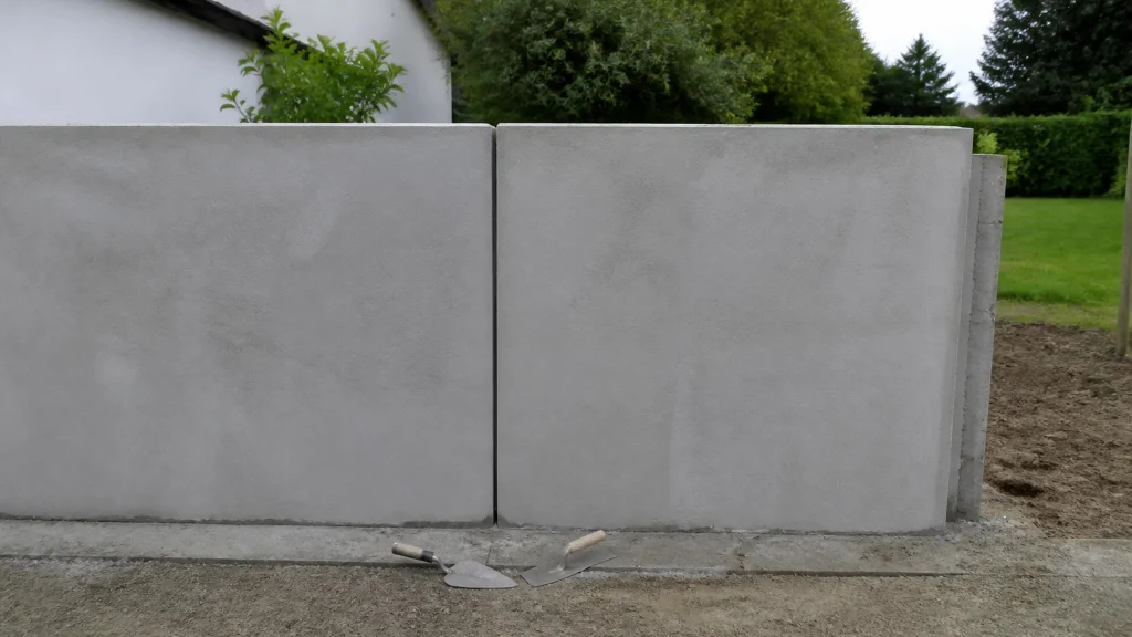 Illustration éditoriale pour l’article « Réussir le joint de dilatation de votre mur de clôture »